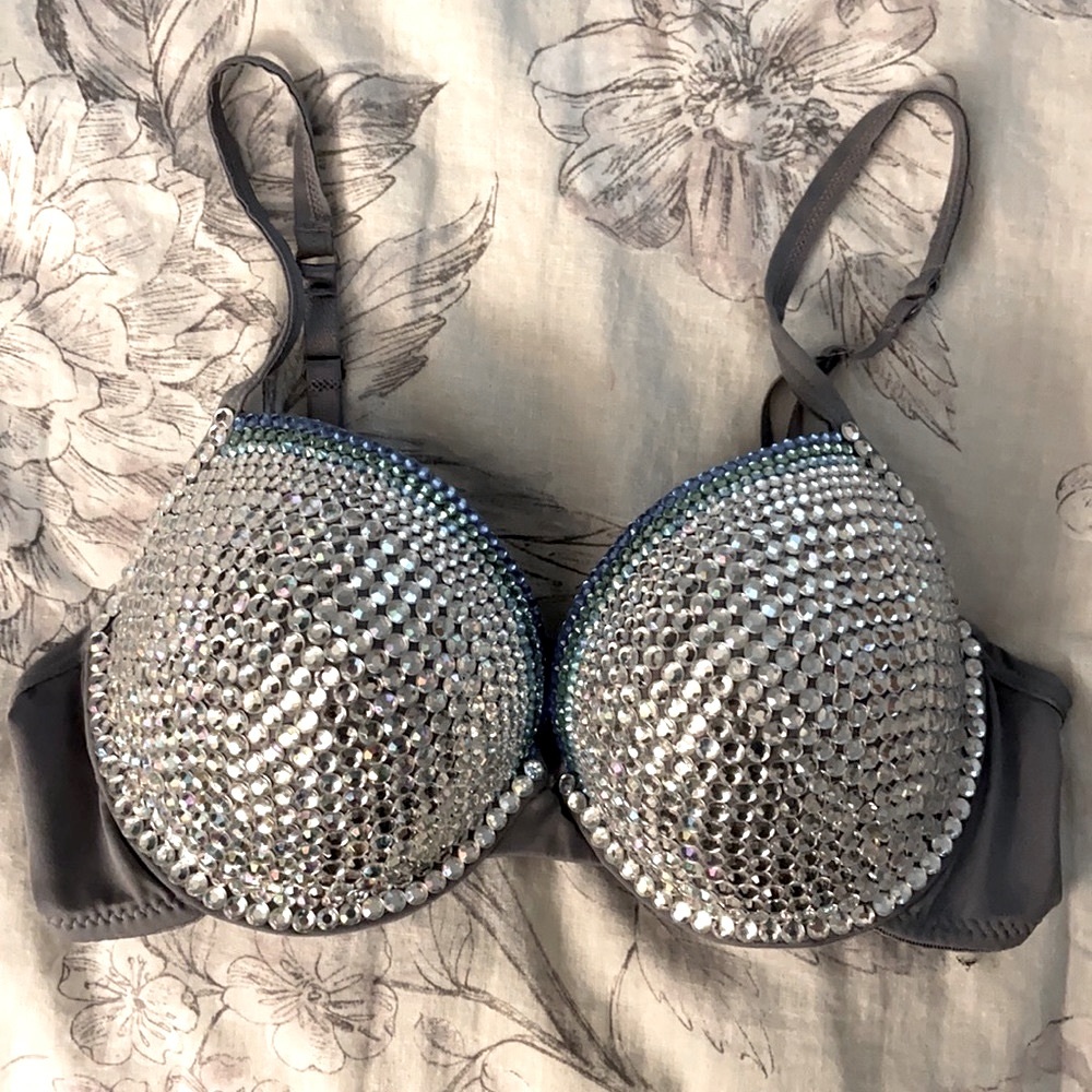 34C Crystal Bra